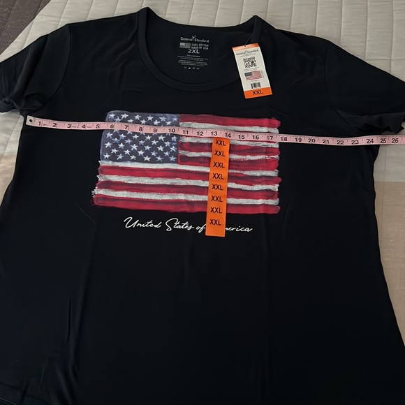 (General standard) 100% cotton Ladies T-shirts in dark blue size2XL - Picture 9 of 16